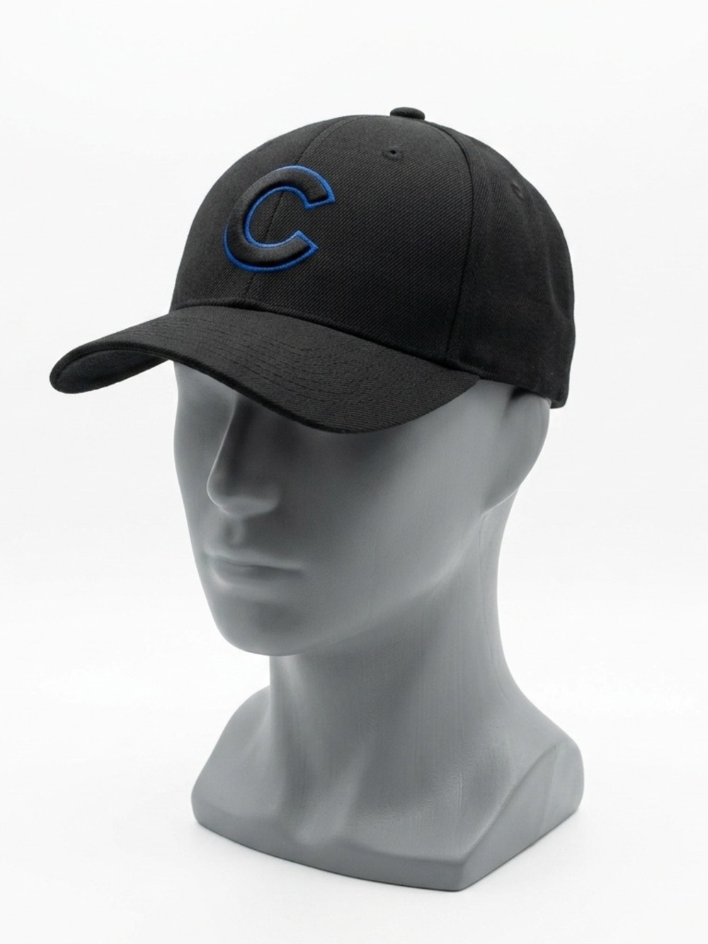 Chicago Cubs ’47 Brand Black Blue Adjustable Hat Black Cap MLB OSFA Adult